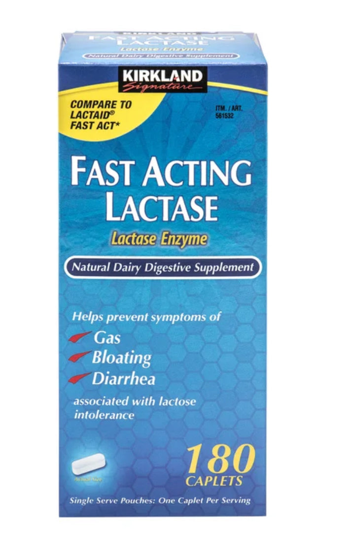 FAST ACTING LACTASE - 180 DOSES
