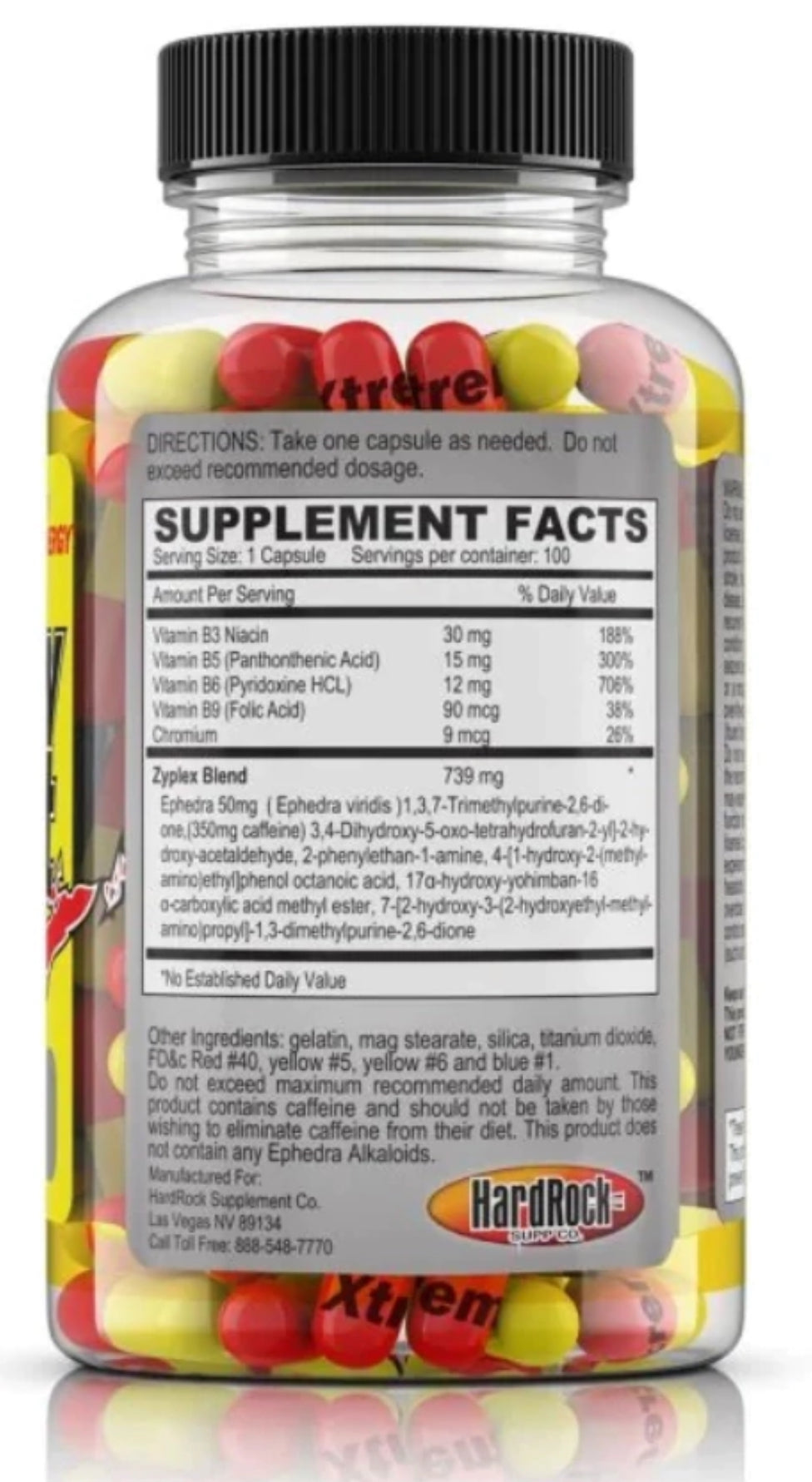 YELLOW BULLET EXTREME 100 CAPSULAS