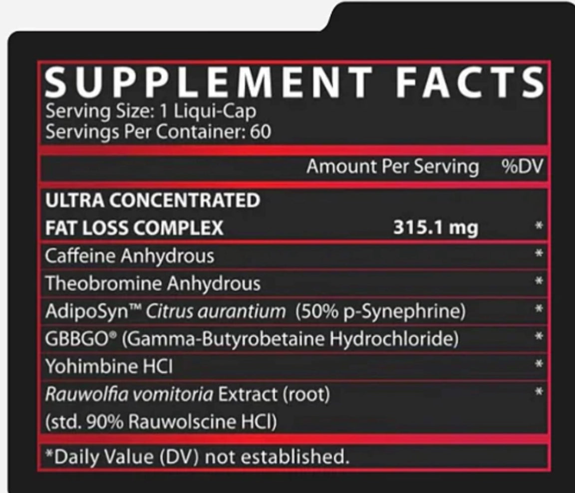 LIPO 6 BLACK ULTRA CONCENTRADO 60 CAPSULAS
