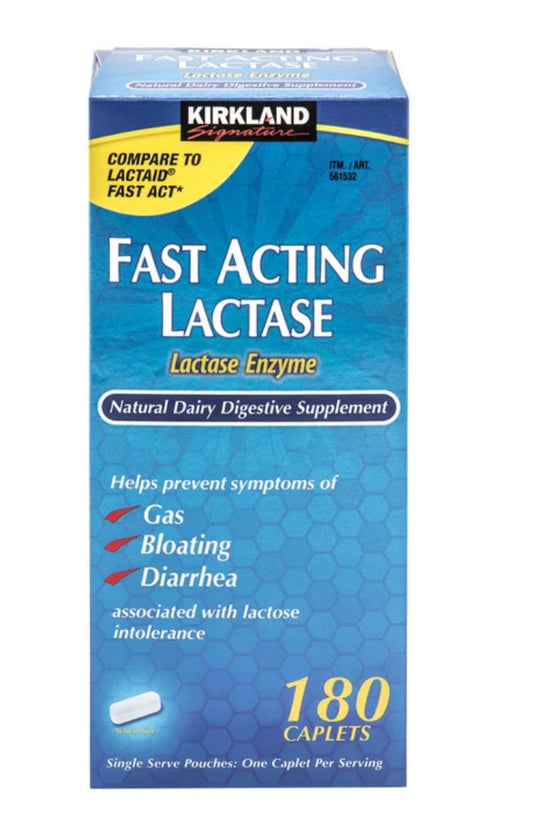 FAST ACTING LACTASE - 180 DOSES