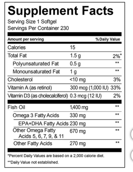 OMEGA 3 KIRKLAND 230 SOFTGELS