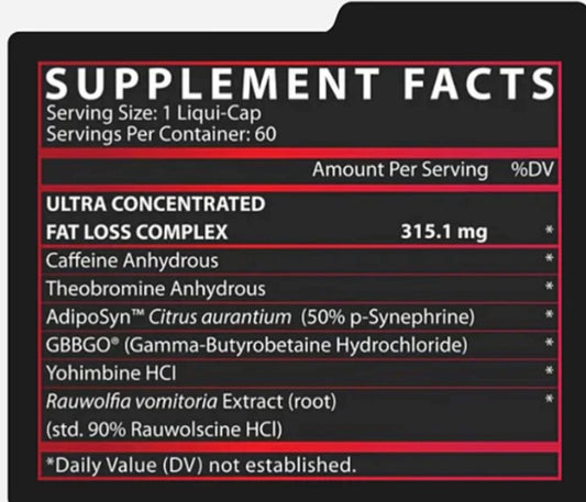 LIPO 6 BLACK ULTRA CONCENTRADO 60 CAPSULAS